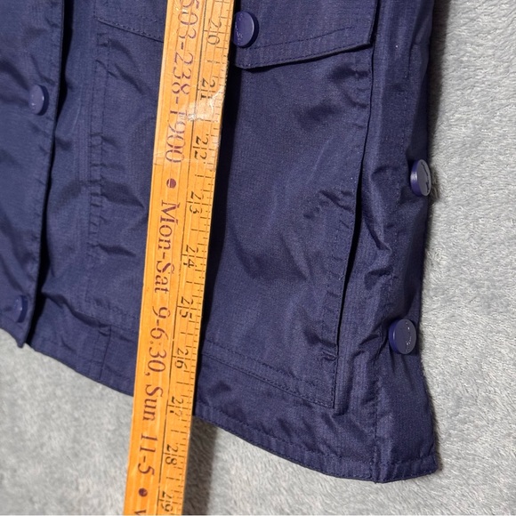 Outback Trading Company Rain Coat Natalia Jacket Womens S Navy Hooded Outdoor - Picture 8 of 16